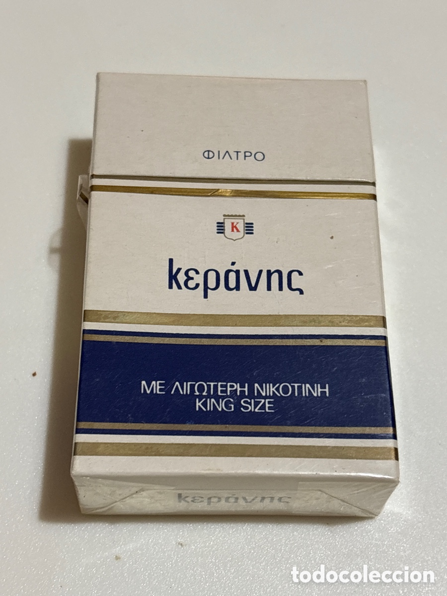 Coleccionismo: PAQUETE DE CIGARRILLOS KERANIS KEPAVNC ( TABACO )