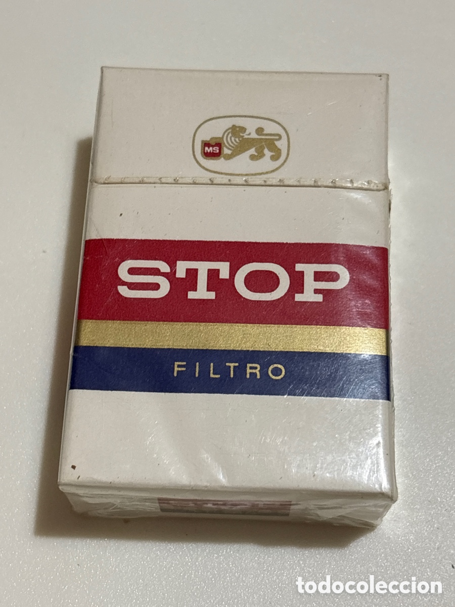 Coleccionismo: PAQUETE DE CIGARRILLOS STOP FILTRO ( TABACO)