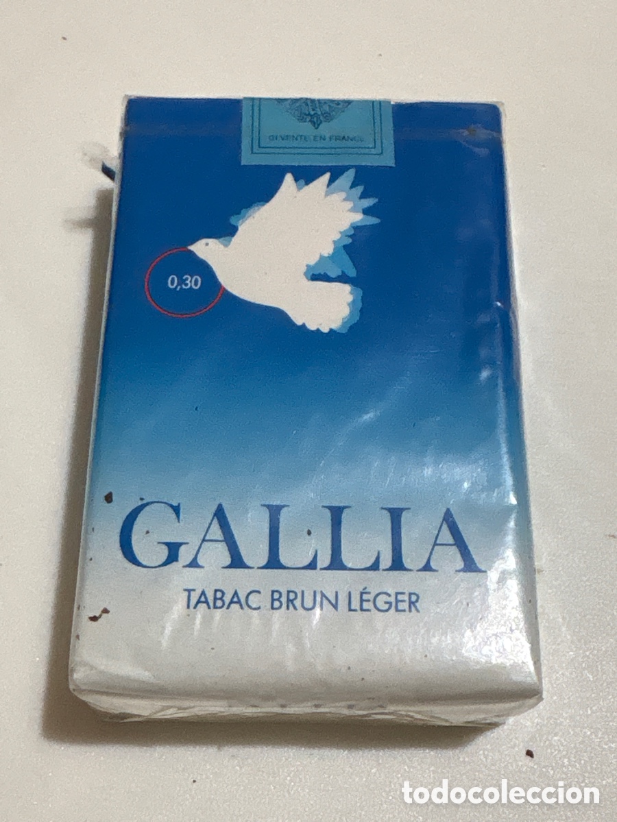 Coleccionismo: PAQUETE DE CIGARRILLOS GALLIA ( TABACO)