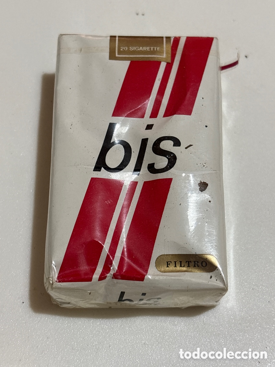 Coleccionismo: PAQUETE DE CIGARRILLOS BIS FILTRO ( TABACO)