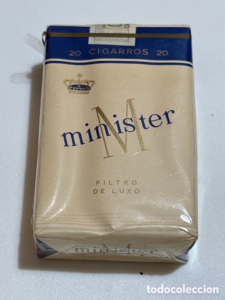 Coleccionismo: PAQUETE DE CIGARRILLOS MINISTER ( TABACO INDUSTRIA BRASILE&Ntilde;A)