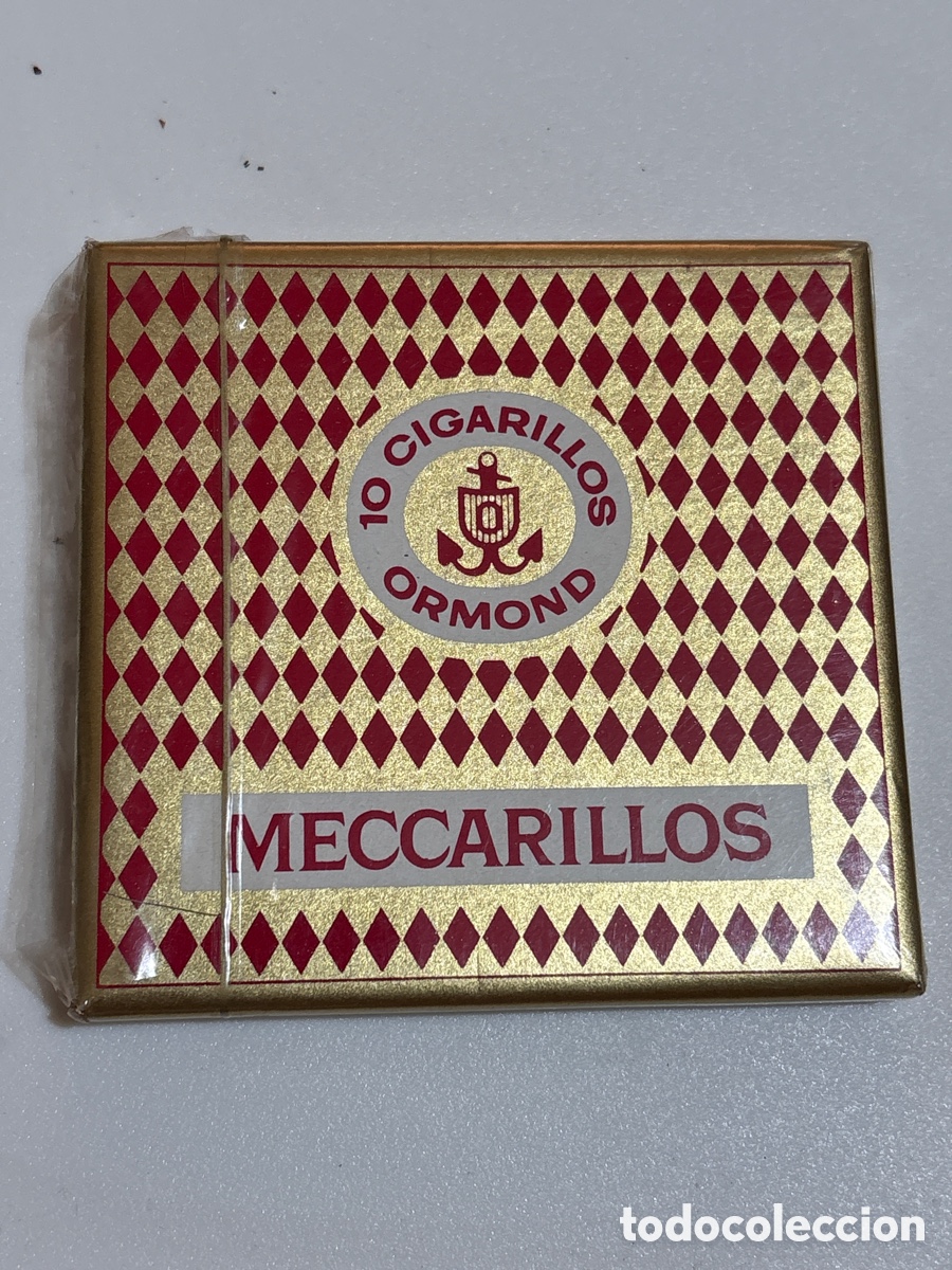 Coleccionismo: PAQUETE DE 10 CIGARROS MECCARILLOS ORMOND CIGARRILLOS TABACO)