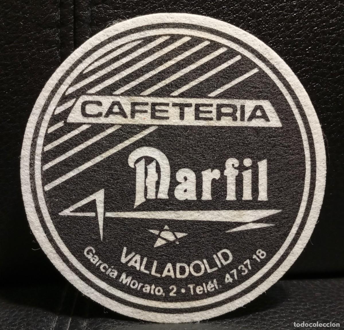 Coleccionismo: CAFETERIA MARFIL - POSAVASOS - VALLADOLID - CERVEZA - REFRESCOS - SIDRA - BITTER