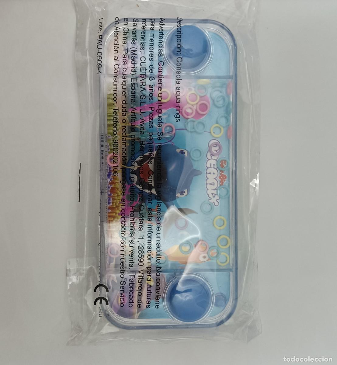 Coleccionismo: juego de agua SIN agua oceanix promocional tosta rica cuetara