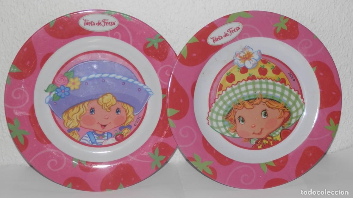Coleccionismo: PLATOS DE LA SERIE TARTA DE FRESA