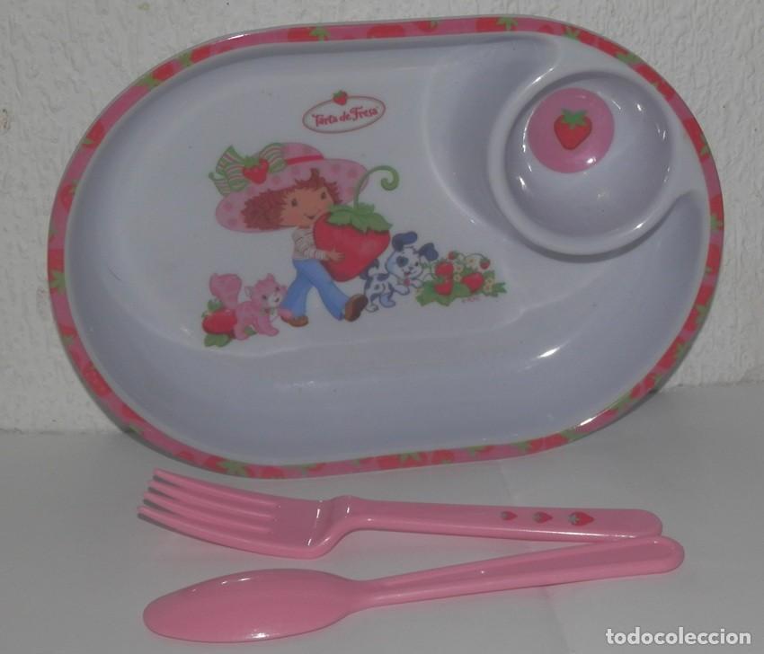 Collecting: BANDEJA Y TENEDORES DE LA SERIE TARTA DE FRESA