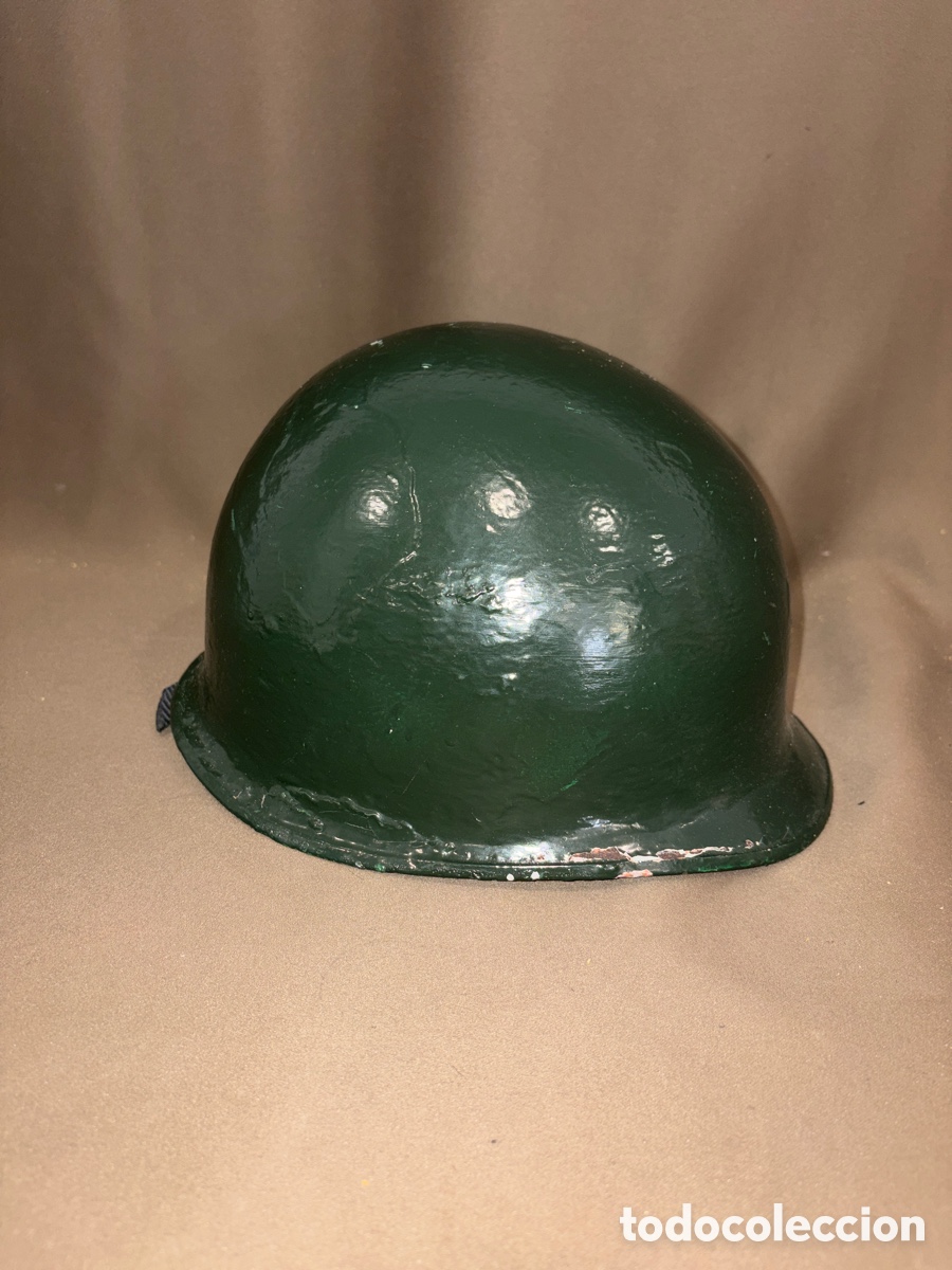 Coleccionismo: Antiguo casco militar,a identificar*VER FOTOS*