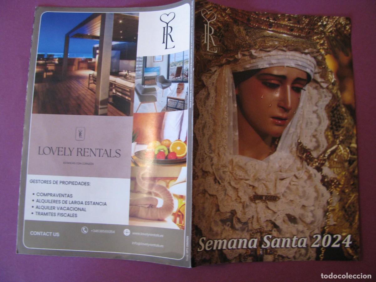 Coleccionismo: HORARIOS E ITINERARIOS DE LA SEMANA SANTA M&Aacute;LAGA 2024.