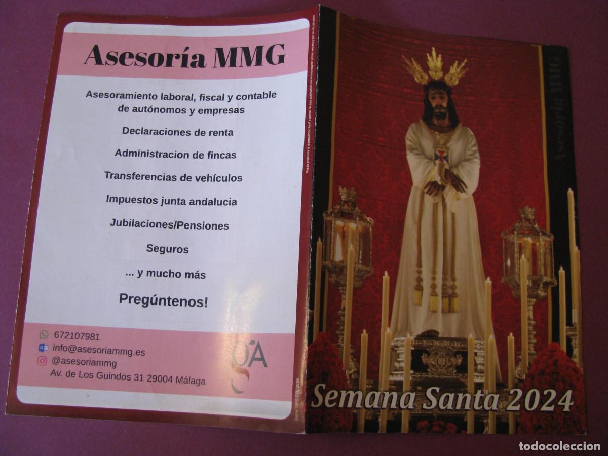 Coleccionismo: HORARIOS E ITINERARIOS DE LA SEMANA SANTA M&Aacute;LAGA 2024.