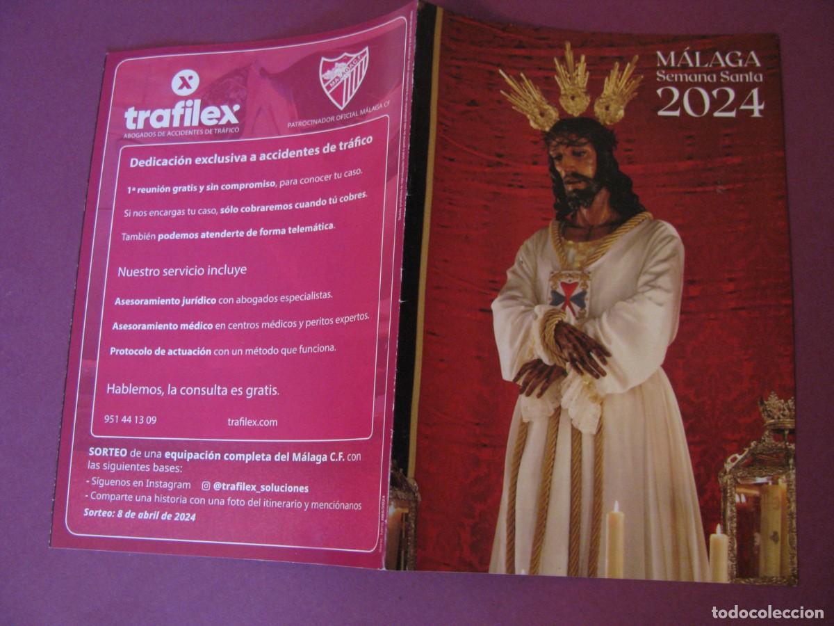 Coleccionismo: HORARIOS E ITINERARIOS DE LA SEMANA SANTA M&Aacute;LAGA 2024.