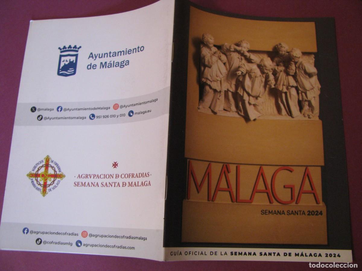 Coleccionismo: HORARIOS E ITINERARIOS DE LA SEMANA SANTA M&Aacute;LAGA 2024.