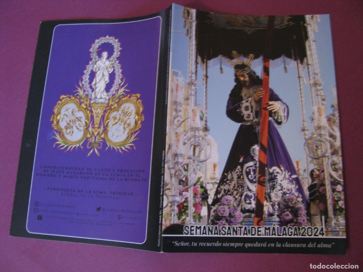Coleccionismo: HORARIOS E ITINERARIOS DE LA SEMANA SANTA M&Aacute;LAGA 2024.