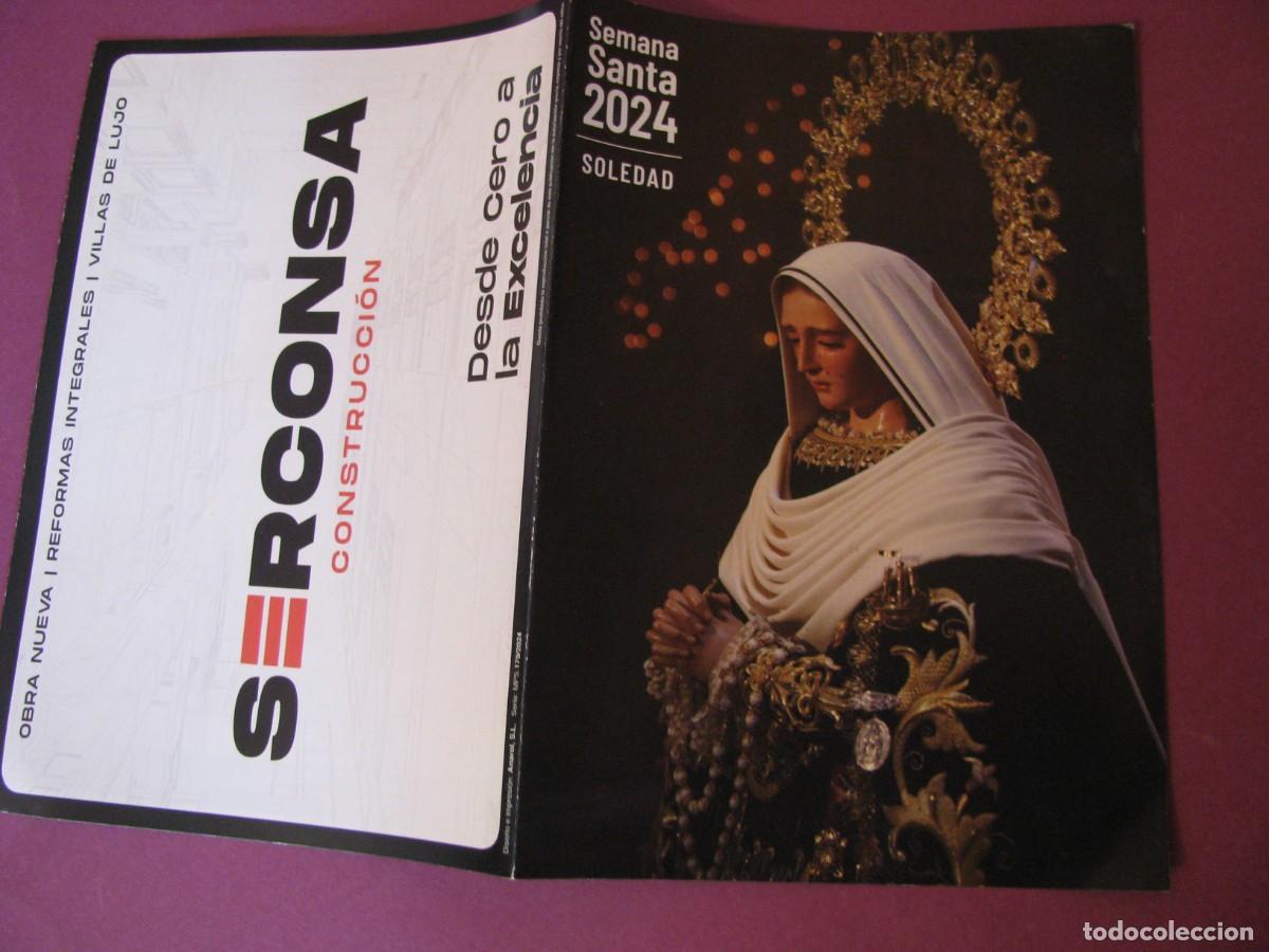 Coleccionismo: HORARIOS E ITINERARIOS DE LA SEMANA SANTA M&Aacute;LAGA 2024.