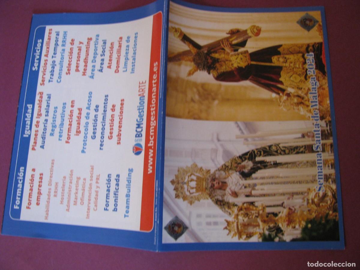 Coleccionismo: HORARIOS E ITINERARIOS DE LA SEMANA SANTA M&Aacute;LAGA 2024.