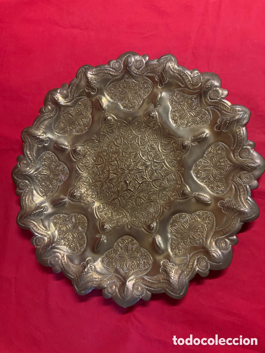 Coleccionismo: PLATO LATON MARROQU&Iacute; MAROC