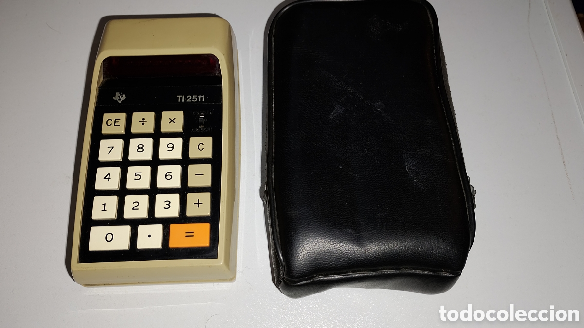 Coleccionismo: CALCULADORA A&Ntilde;OS 70,S TEXAS INSTRUMENTS.F7NCIONA!!!
