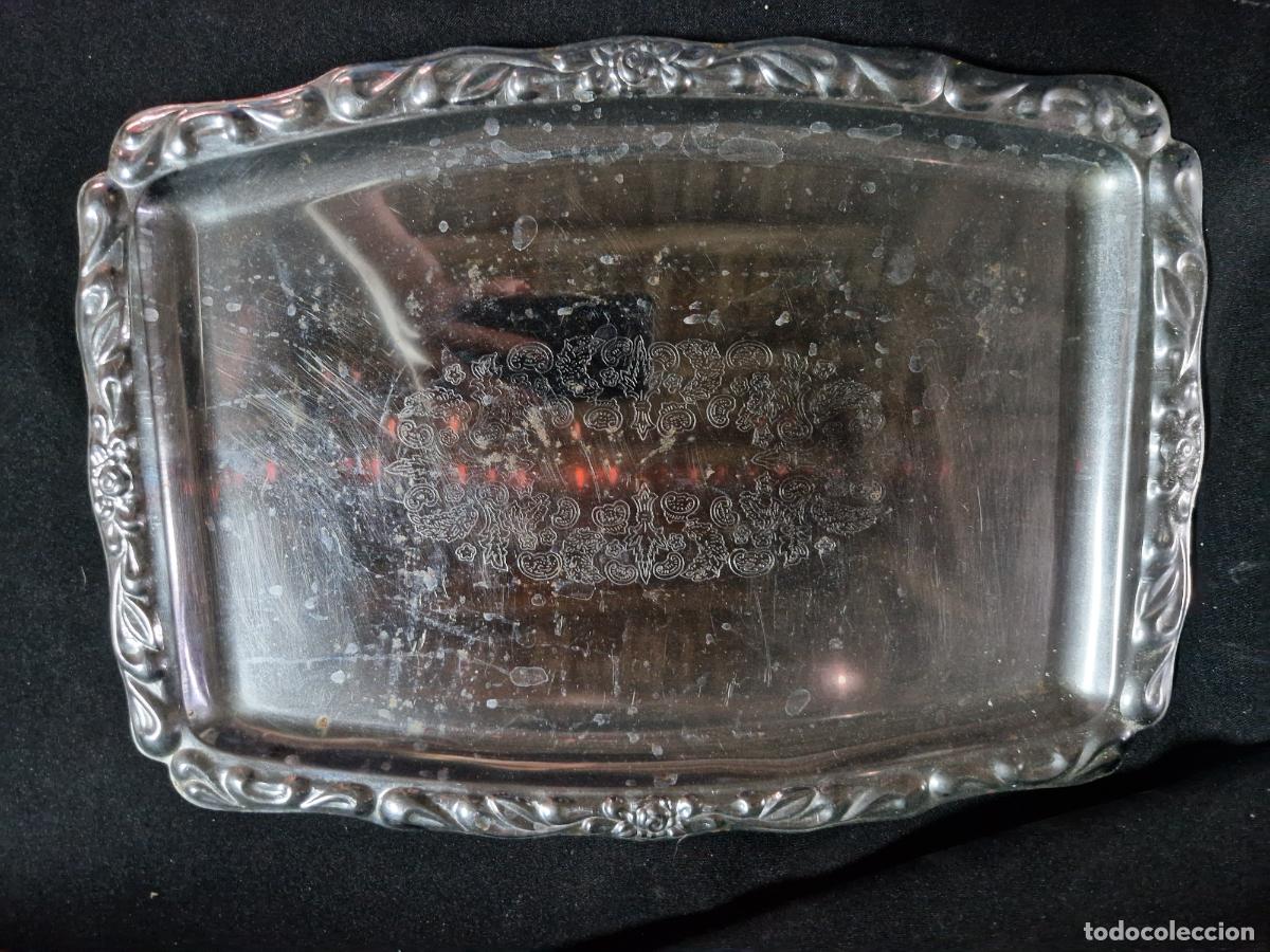 Coleccionismo: BONITA BANDEJA DE ALUMINIO. MEDIDA 24*29
