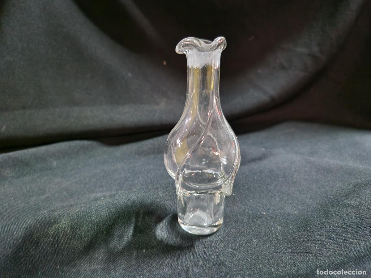 Coleccionismo: BONITO MINI JARRON DE CRISTAL. VINTAGE. 11CM A