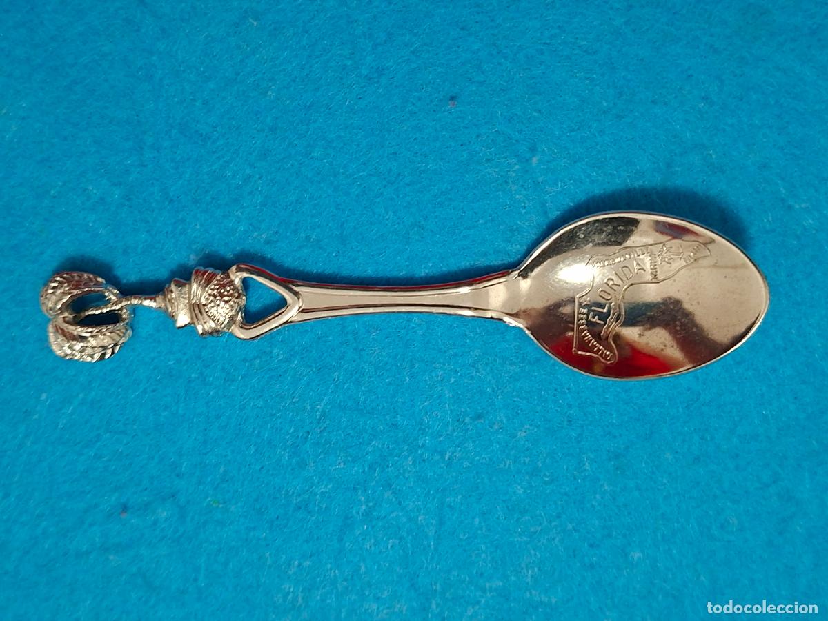 Coleccionismo: Cucharita, de colecci&oacute;n. Cuchara de postre, publicidad. Tampa, Florida. Estados unidos
