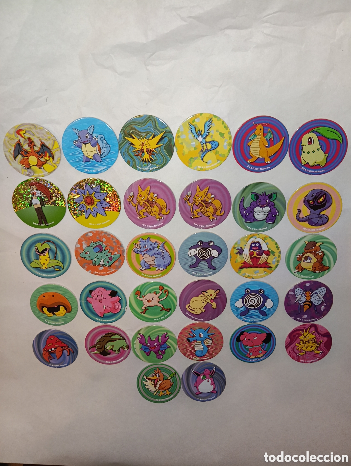 Coleccionismo: Lote de Caps Pok&eacute;mon