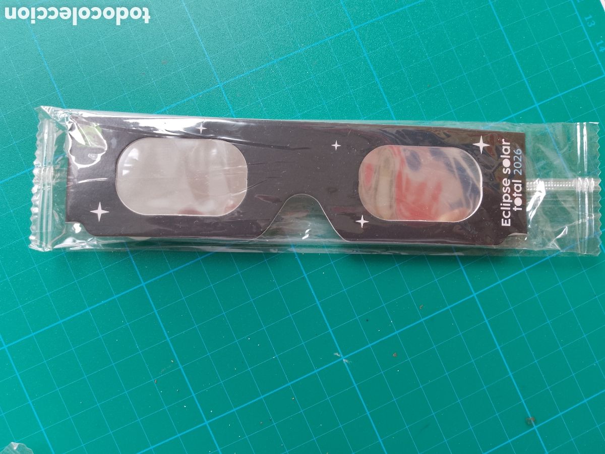 Coleccionismo: GAFAS ECLIPSE SOLAR TOTAL . LA RIOJA . 12 AGOSTO 2026 .NUEVAS . EN SU BLISTER