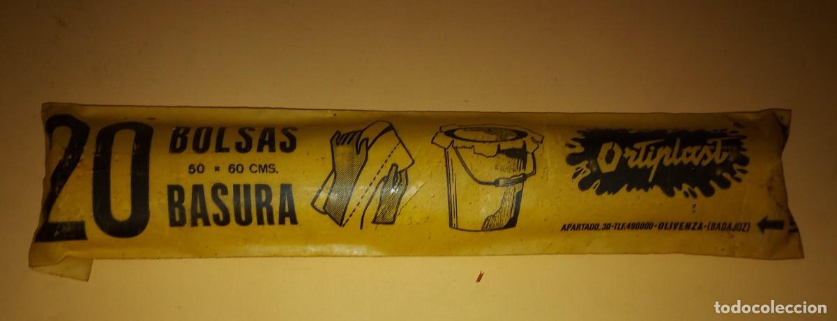 Coleccionismo: ORTIPLAST BOLSAS DE BASURA, - PAQUETE PRECINTADO A&Ntilde;OS 60