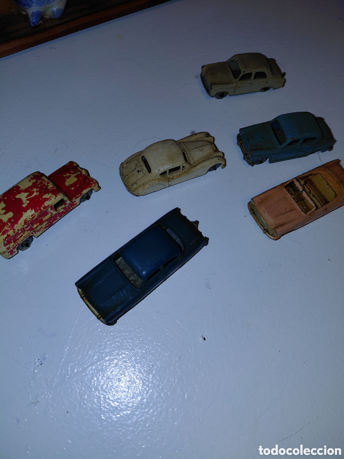 Coleccionismo: Lote vintage de 6 coches de metal a escala (die-cast) de la prestigiosa marca brit&aacute;nica Lesney Match