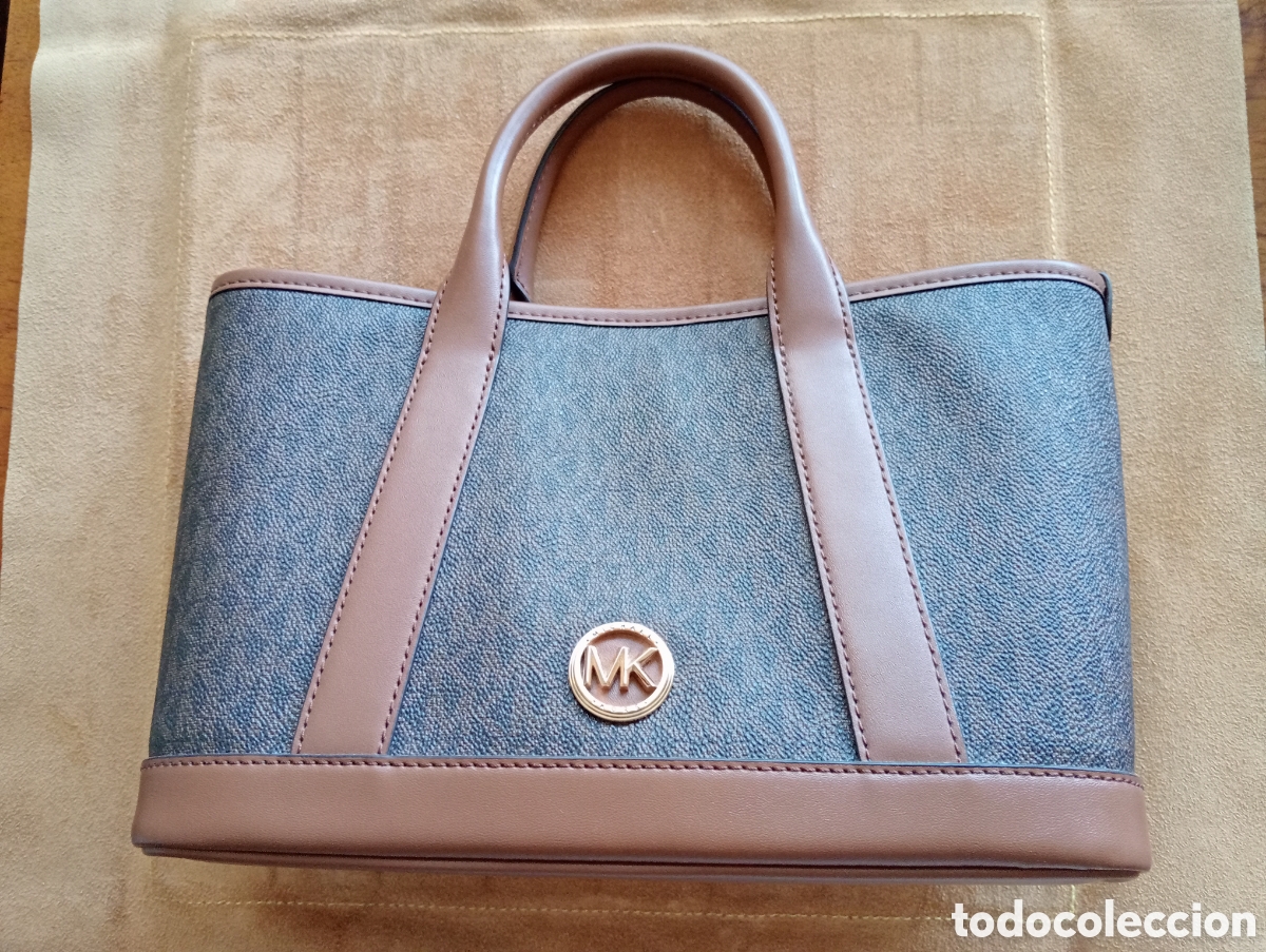 Coleccionismo: Bolso MICHAEL KORS Tote Signature Logo &ndash; Marr&oacute;n &ndash; NUEVO A ESTRENAR