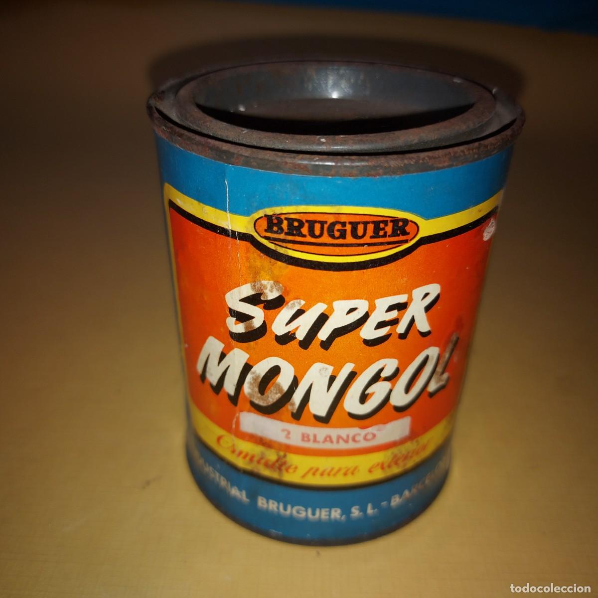 Coleccionismo: BRUGUER BOTE PINTURA- BOTE LLENO - SUPER MONGOL-