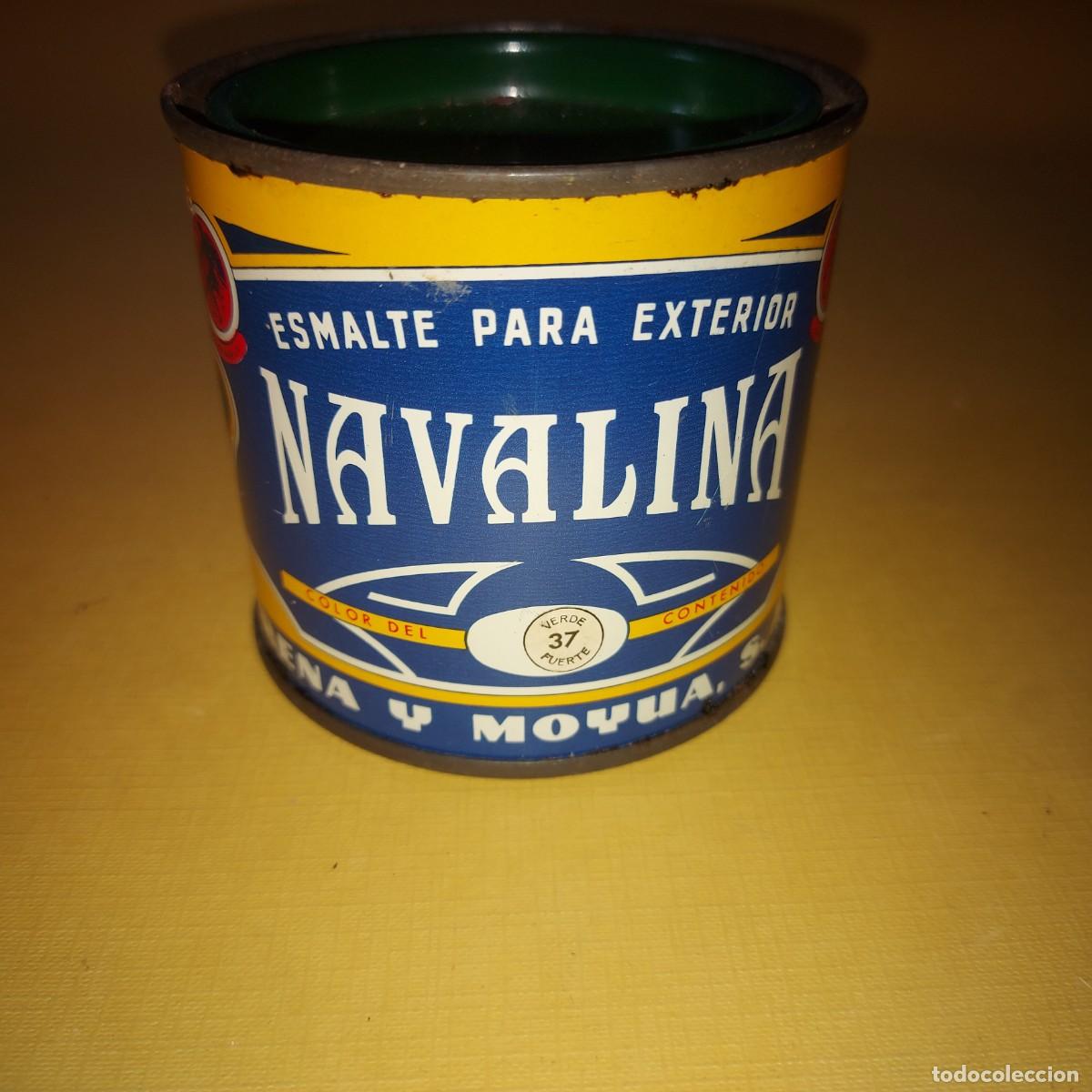 Coleccionismo: NAVALINA, BOTE PINTURA, BOTE LLENO.