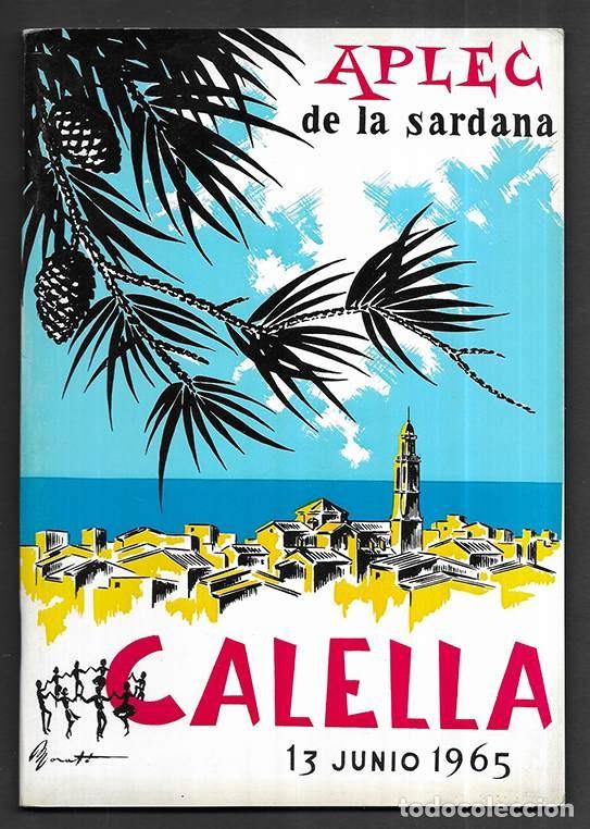 Coleccionismo: Aplec de la Sardana Calella 13 junio 1965 Programa