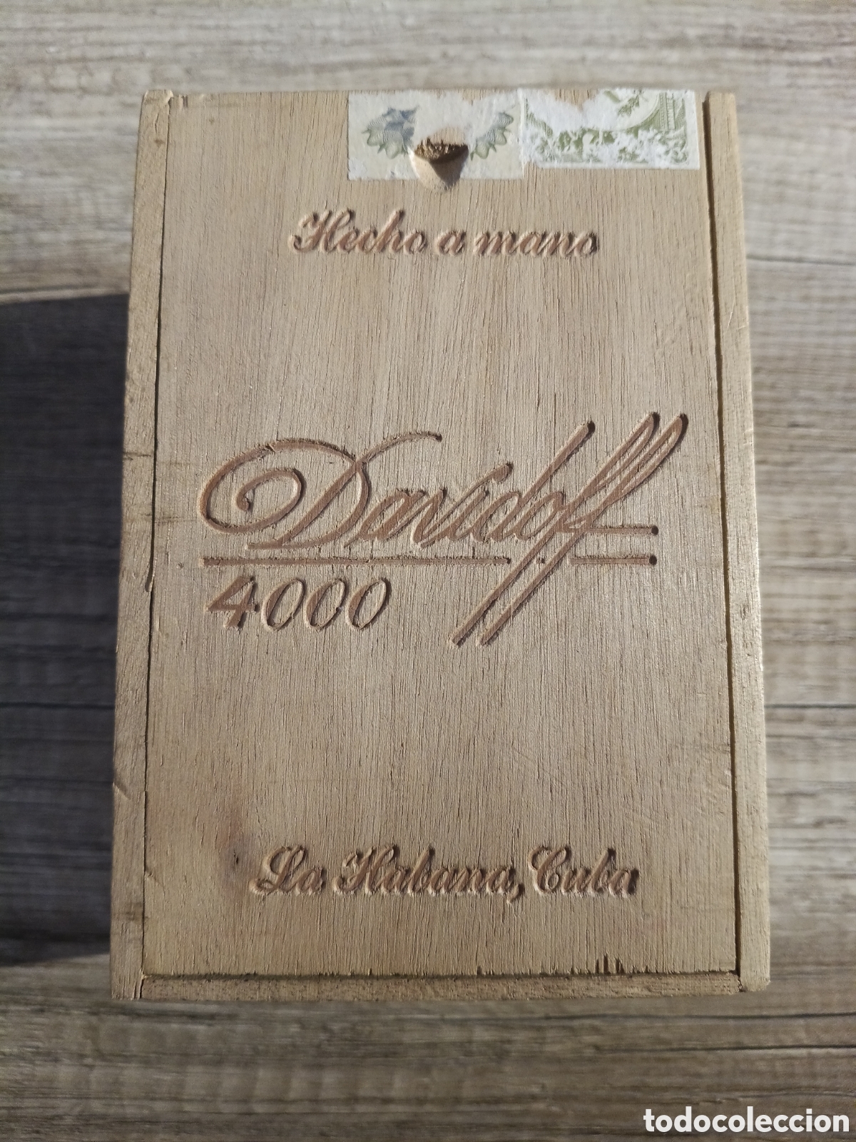 Coleccionismo: CAJA DE 25 PUROS DAVIDOFF 4000. LA HABANA ( CUBA). Vac&iacute;a.