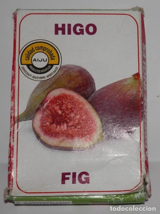 Coleccionismo: BARAJA DE CARTAS APENDE INGLES FRUTAS Y VERDURAS
