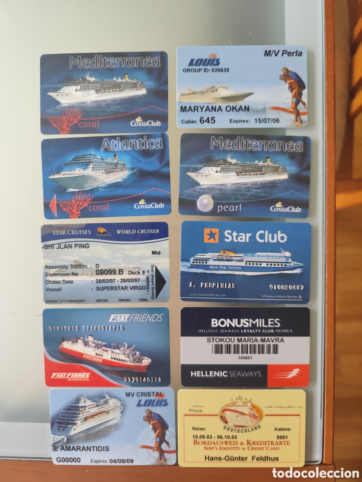 Coleccionismo: 10 llaves de cruceros