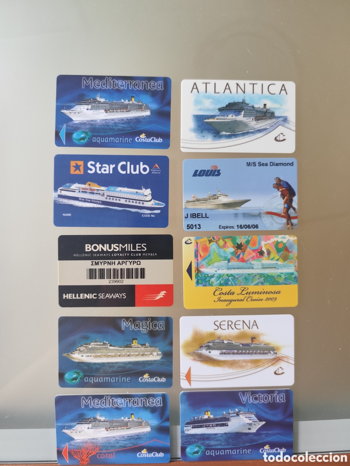Coleccionismo: 10 llaves de cruceros