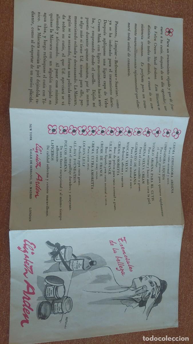 Coleccionismo: Tarjeta Tama&ntilde;o Postal esenciales de Belleza Elisabeth Arden Madrid