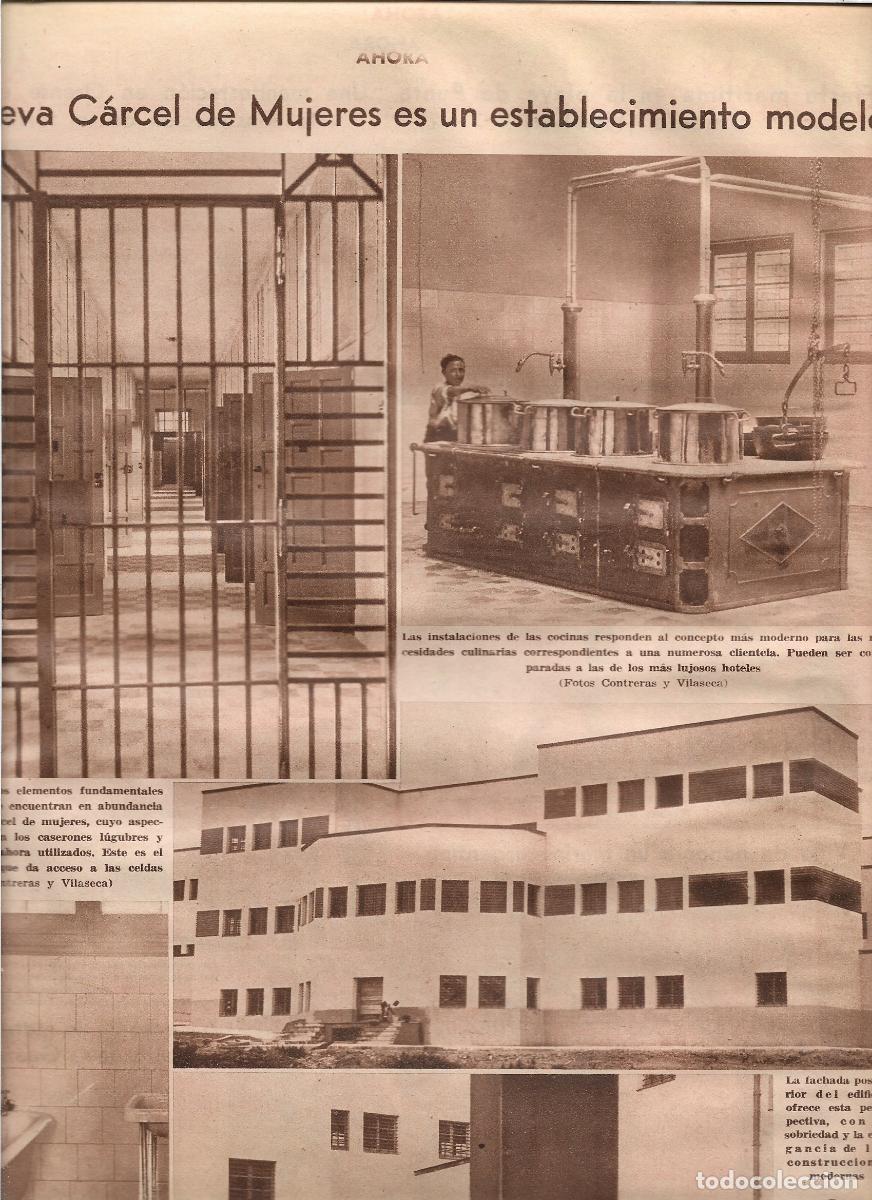 Coleccionismo: A&Ntilde;O 1933 MADRID NUEVA CARCEL DE MUJERES INSTALACIONES COCINA PATIO ACTO DE ENTREGA VICTORIA KENT