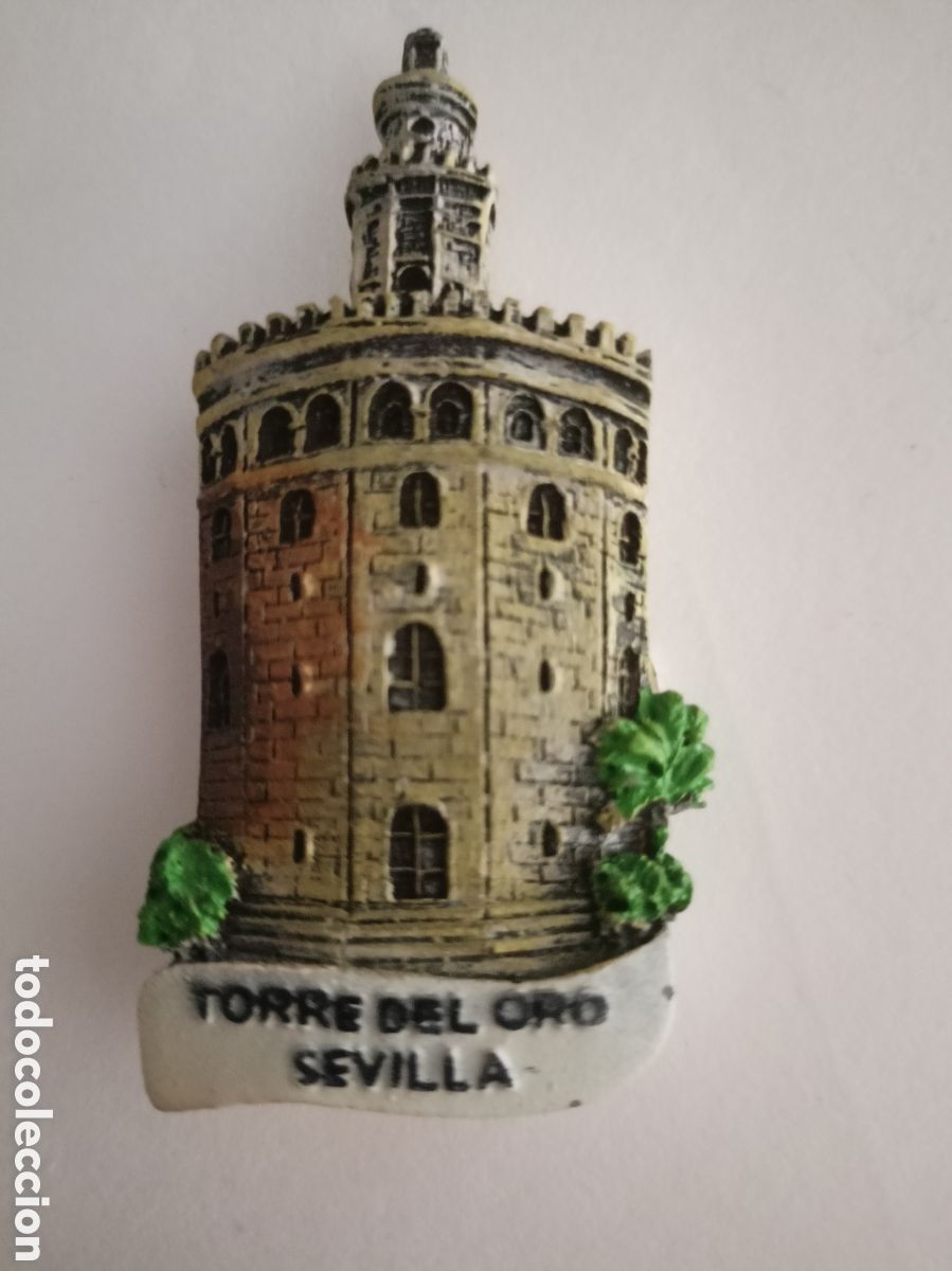 Coleccionismo: Im&aacute;n Torre del oro Sevilla souvenir