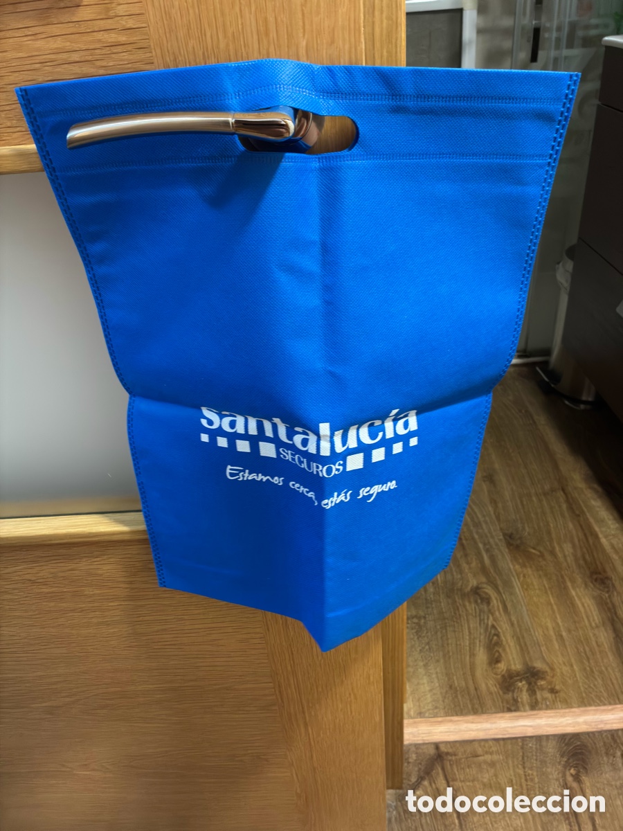 Collezionismo: Bolsa tela Santa Luc&iacute;a