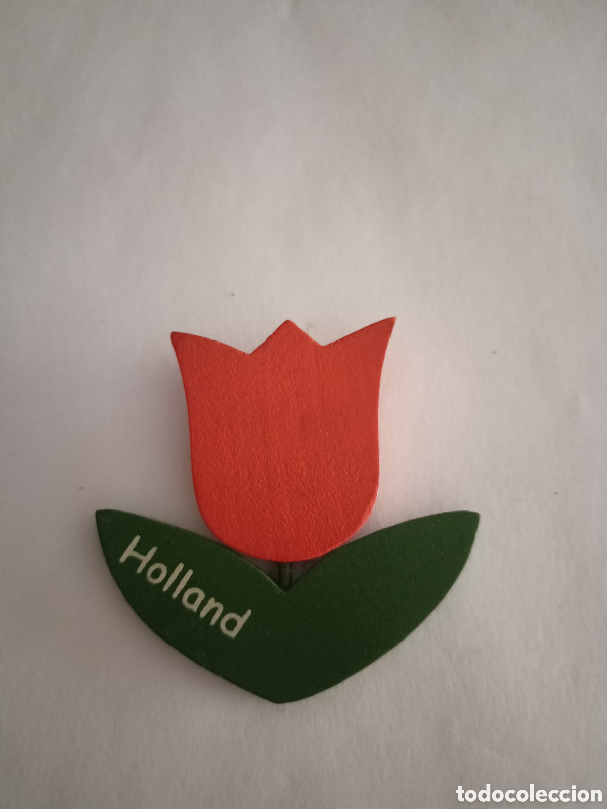 Coleccionismo: Iman de Holland souvenir madera