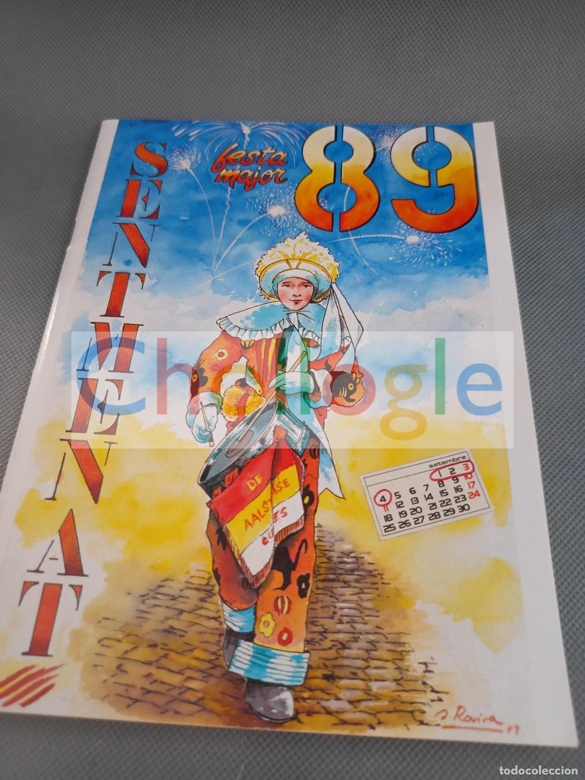 Colecionismo: programa festa major de sentmenat 1989