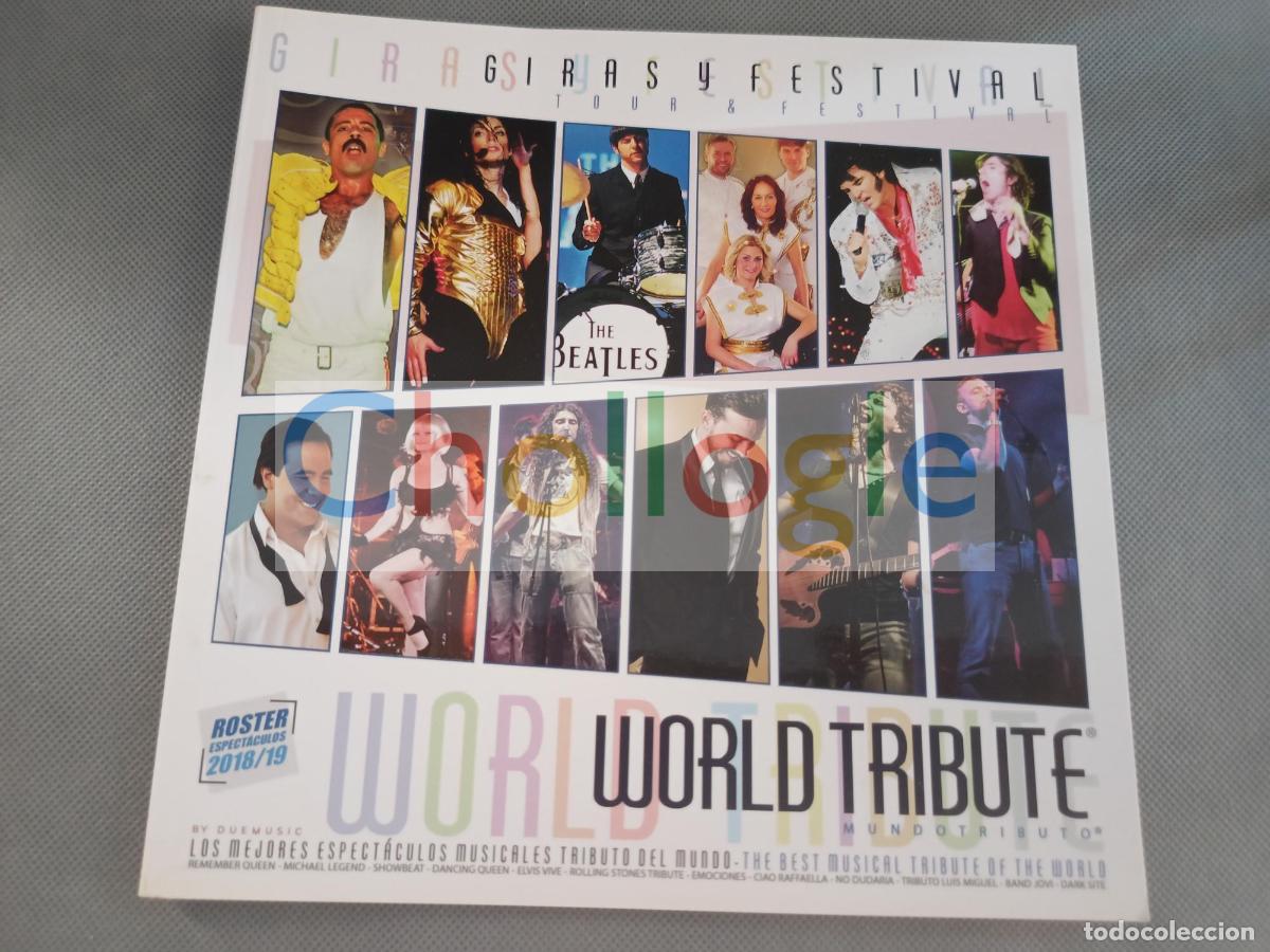 Collecting paper: Catalogo World tribute grups tributo 2018 2019