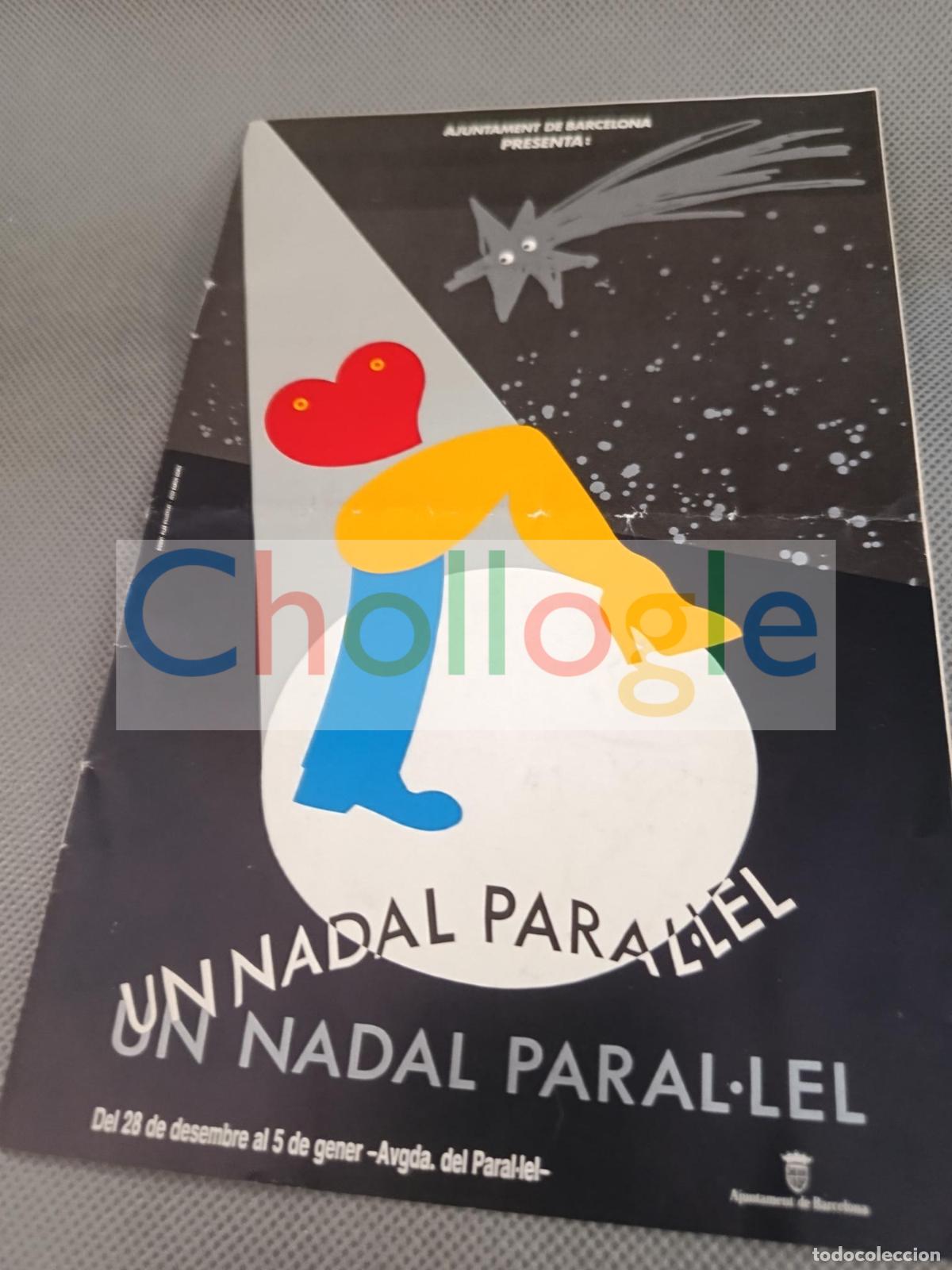 Collezionismo: Programa Un Nadal Paral.lel a&ntilde;os 1988 Ajuntament de Barcelona aigua de la india xatrac
