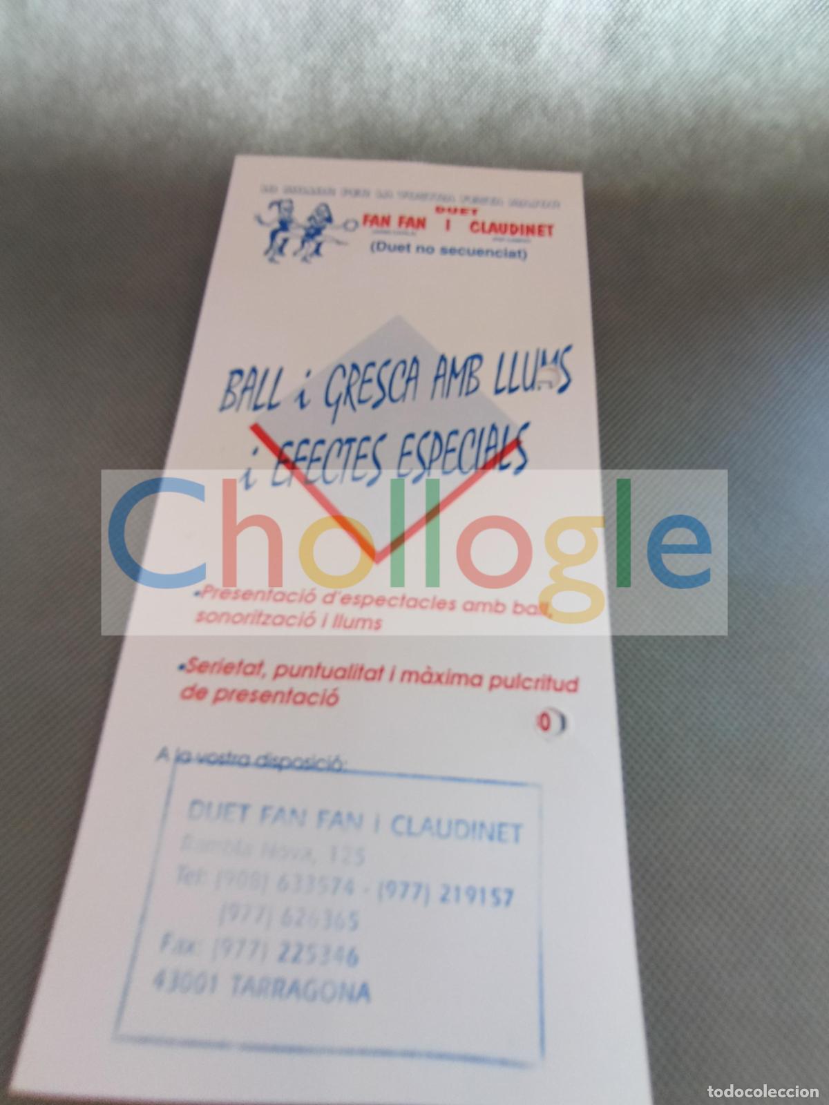 Coleccionismo: Fan Fan i Claudinet Calendario 1994
