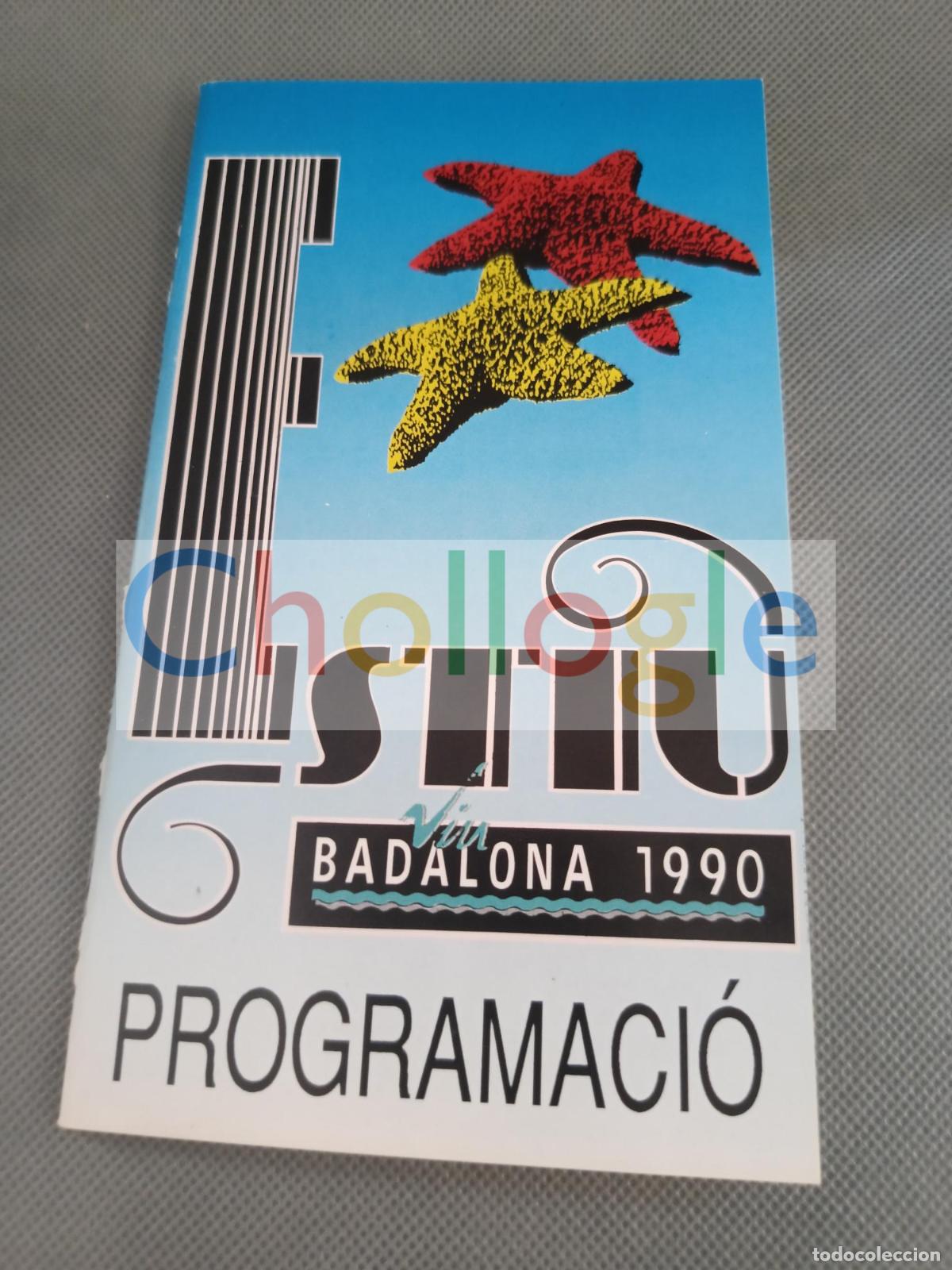 Coleccionismo: Programaci&oacute; Estiu badalona 1990 48 paginas