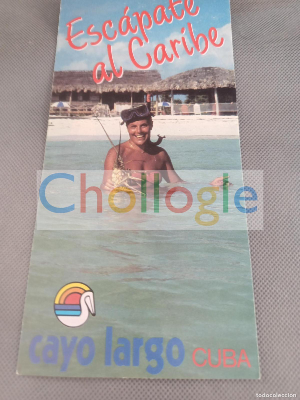 Coleccionismo: Folleto turistico Cayo largo Cuba a&ntilde;os 90