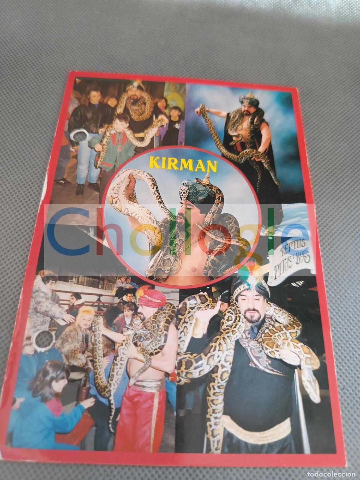Coleccionismo: Postal Fakir Kirman