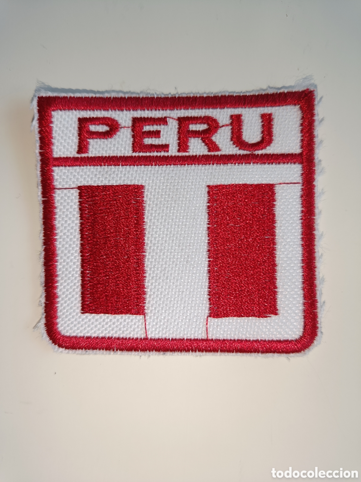 Coleccionismo: Parche de tela del Per&uacute;