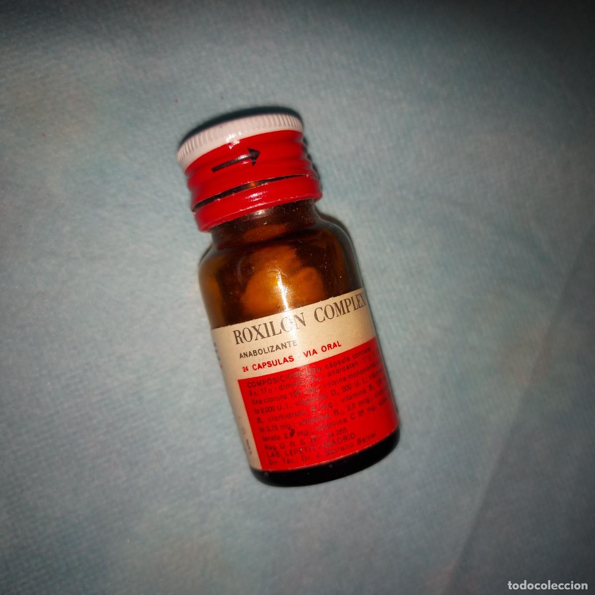 Coleccionismo: ROXILON FORTE, BOTE PASTILLAS MEDICAMENTO, FARMACIA