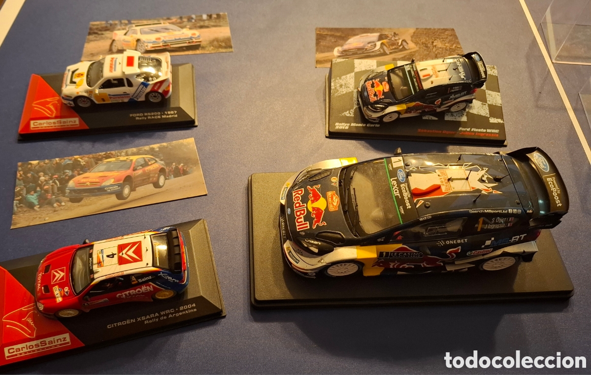 Coleccionismo: Lote Coches WRC Sainz Ogier 1:43